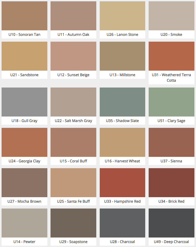 Butterfield Color Chart