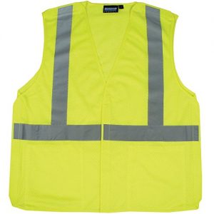 ERB S320 Safety Vest Hi-Viz Lime