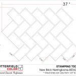 Sika/Butterfield Color New Brick Herringbone Stamp