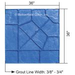 Sika/Butterfield Color Octagon Stone Stamp