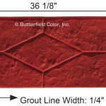 Butterfield Color Diamond Slate Tile Concrete Stamp