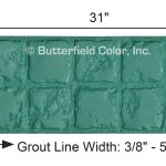 Butterfield Color 4″ x 4″ Granite Border 2 Row Concrete Stamp