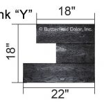 Butterfield Color 6″ Wood Planks Concrete Stamp