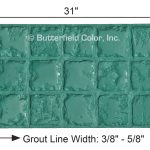 Butterfield Color 4″ x 4″ Granite Border 3 Row Stamp