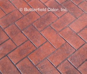 Butterfield Color New Brick Herringbone Stamp