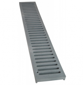 NDS 2' Spee-D Channel Drain Grate, Gray