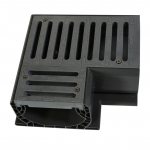 NDS Spee-D Channel Fabricated 90-degree Corner and Grate