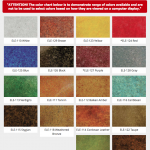 Butterfield Color Elements Transparent Concrete Stain – Set of 18 colors
