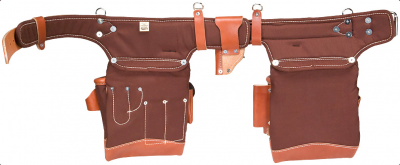 Occidental Leather Adjust-To-Fit Fat Lip Tool Bag Set – Cafe