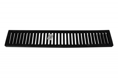 NDS 2' Spee-D Channel Drain Grate, Black