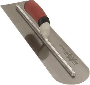 Marshalltown Round Front End Finishing Trowel with Curved DuraSoft Handle