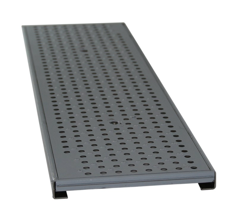 NDS 2′ Ss Dura Slope Trench Drain Grate Stainless Steel Perforated Cascade Concrete Accessories