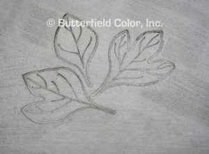 Butterfield Color Sassafras Leaf Cluster Concrete Stamp
