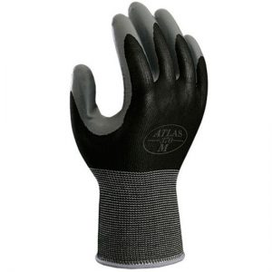 Atlas 370 Black Nitrile Grip Glove