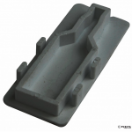 NDS Micro Channel End Plug, Gray