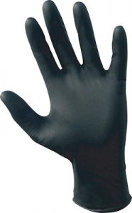 Black Nitrile Disposable Glove (Powder-Free) 6 Mil - Medium, Box of 100