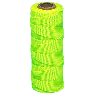 Braided Mason Line Replacement Roll Contractor Pack 500' - Fluorescent  Yellow (Pack of 6) - SL35465CPK