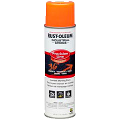 Rust-Oleum Industrial Choice SB Precision Line Marking Paint, Fluorescent Orange